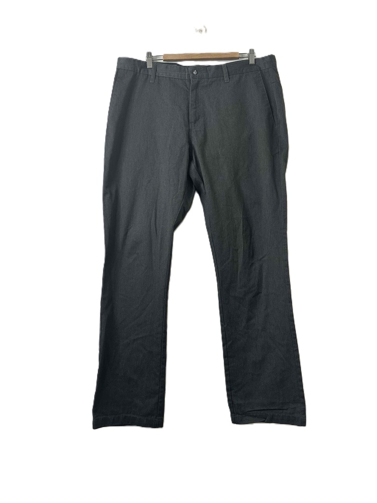 Volcom Trouser Men Size 38 Dark Grey Casual Belt Loops Zip Fly Easy Care Pockets